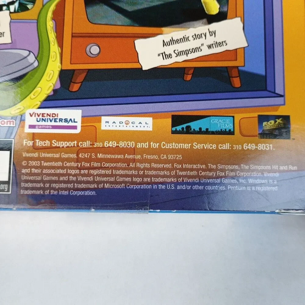 The Simpsons Hit & Run PC Box 2003 Brand New Factory Sealed Rare